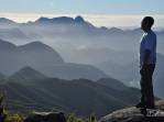 Admirando a vista espetacular do Parque Nacional da Serra dos Órgãos, no Rio de Janeiro